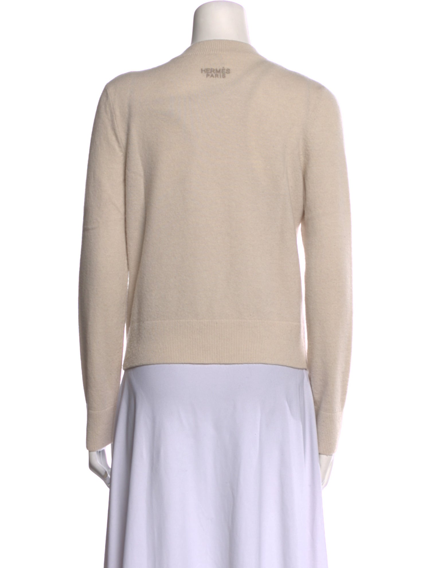 Hermès Virgin Wool Graphic Print Sweater